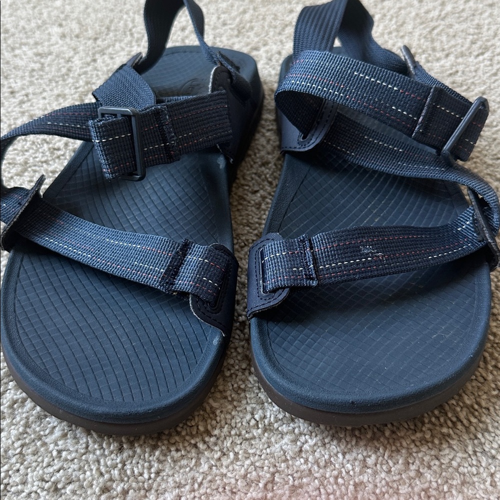 Chaco lowdown Navy Blue Men's Sandals size M 9 Excellent! - Picture 5 of 7